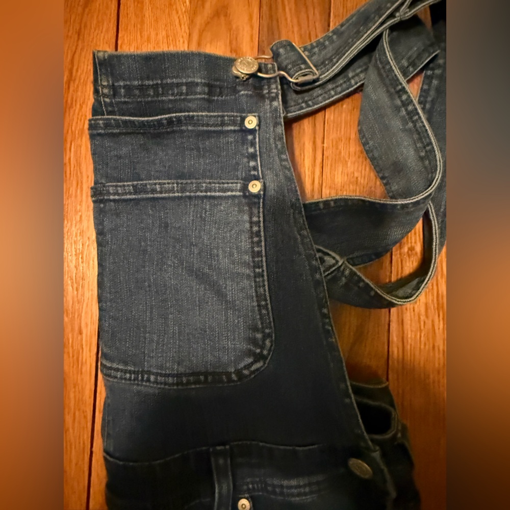 Martha Stewart Dark Blue Denim Women’s Overalls - Picture 4 of 7